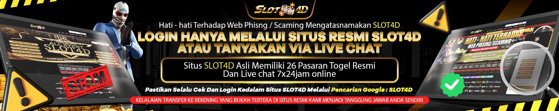 pemberitahuan web phising/scaming slot4d
